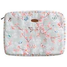 Maison d'Hermine Laptop Sleeve with Handle Case Stain and Water Repellent Cotton Canvas