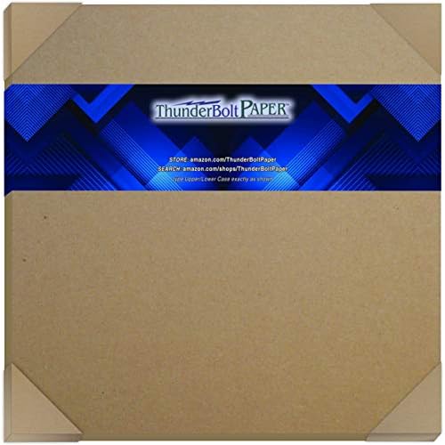Chipboard - 4 Sheets 11x17 Inch 80pt Heavy Duty Kraft Paper Board for Backing Boards, Albums, Packaging