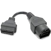 17 Pin to 16 Pin Cable OBDII OBD2 Cable Diagnostic Adapter Connector for Mazda