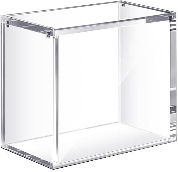 Acrylic Display Case for TCG Booster Box – Stackable, Clear Storage Box for Card Collectors, 5.5 x 3 x 4.9 Inches, Sturdy 4 mm Thick Acrylic(1)