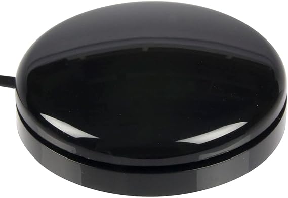 AbleNet Buddy Button Switch Black - Assistive Technology Interactive Switch for Communication and Accessible Play - Product# 57000