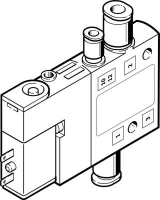 Festo 196856 Model CPE10-M1BH-3OLS-QS-6 Solenoid Valve