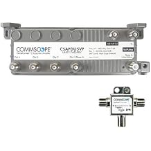 HomeConnect Commscope CSAPDU5VPI Passive VoIP 5 Way Amplifier with Power Inserter