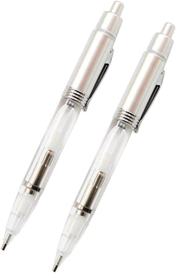 Czhotg 2Pcs LED DIY Diamond Picture Pen with Light, Illumination Diamond Picture Art Drill Pen, Art Lighted Applicator Accessories, Drill Bead Tools, Diamond Painting Kits