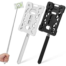 Didiseaon 2 Pcs Telescopic Card Grabber, Parking Payment Rod Stick Extension, Plastic Toll Pass Holder for Drive Thru