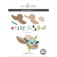 Altenew Lovely Floral Hat Layering Die Set, Floral Hat Die, Boho-Themed Designs Perfect for Cardmaking, Scrapbooking, Journaling, and Paper Crafting
