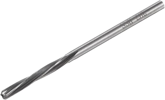 uxcell Chucking Reamers, 3mm H7 4241 High Speed Steel Spiral Flutes Lathe Machine Reamer Milling Cutter