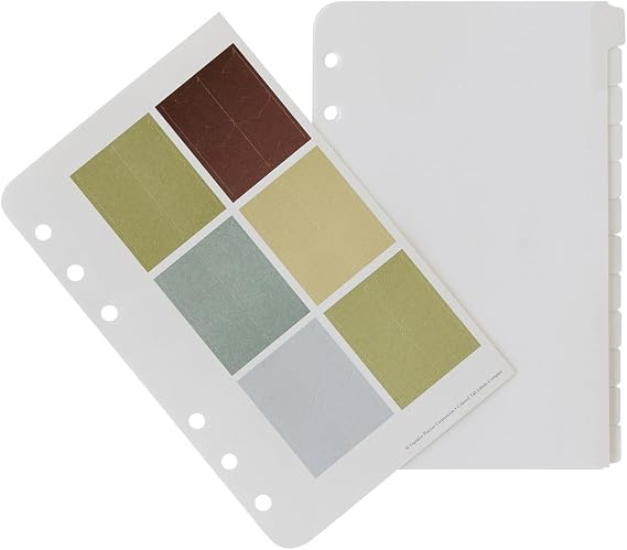 FranklinCovey - Color Tabs for Ring-Bound FranklinCovey Planners | Personalize Your Color Tabbing System (Compact, 12 Tabs)