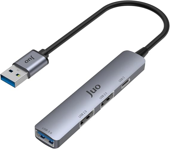 Juo USB-A 4 Port USB 3.0 / USB 2.0 Multiplexer Converter Hub