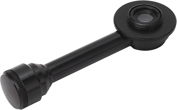 Total Station Diagonal Eyepiece Optical Glass ABS Elbow Eyepiece Precise Angle Viewing Quick Installation for GEOMAX ZT10 Tunnel Railway Inspection