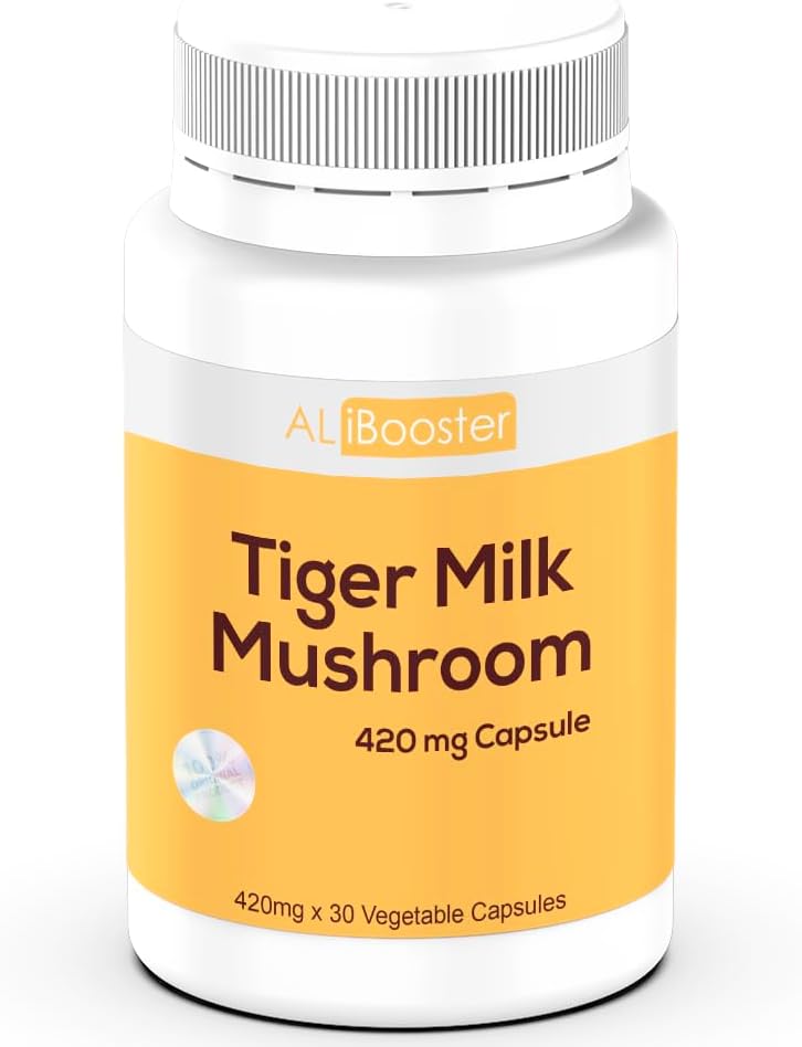 ALIBOOSTER - Tiger Milk Mushroom | Tiger Milk Mushroom | 420 mg x 30