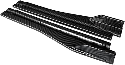 Car Side Skirts Extensions for Lexus RC 200 300 350 2014-2021 Bumper Door Lip Splitters Winglet Auto AccessoriesGloss Black