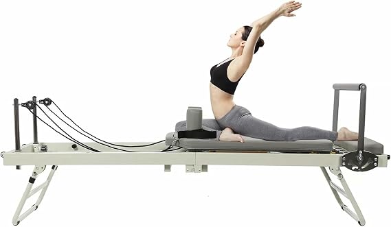 Multifunctional Folding Pilates Reformer Balanced Body Pilates Reformer Machine for Home Use and Gym Workout