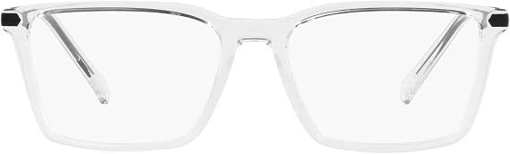 Armani Exchange mens Ax3077f Low Bridge Fit Rectangular Prescription Eyewear Frames