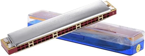 Study-24 Harmonica Tremolo Key Of C Delivers Melodious Sound For Beginner Student