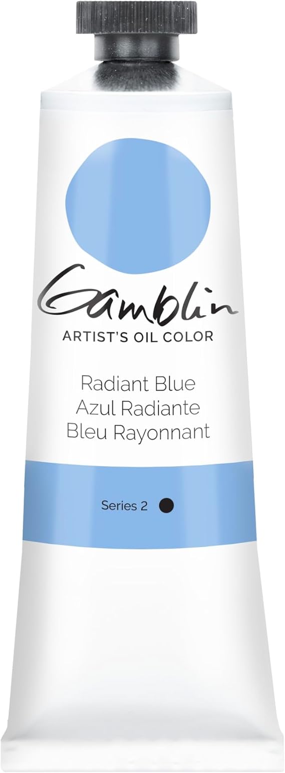 Gamblin Artist Oil Color Radiant Blue 37ml Tube