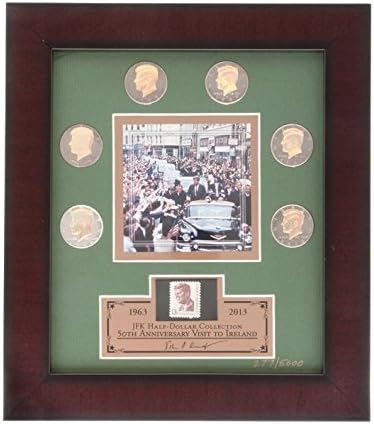 JFK Half-Dollar Collection Framed Print - Irish Visit