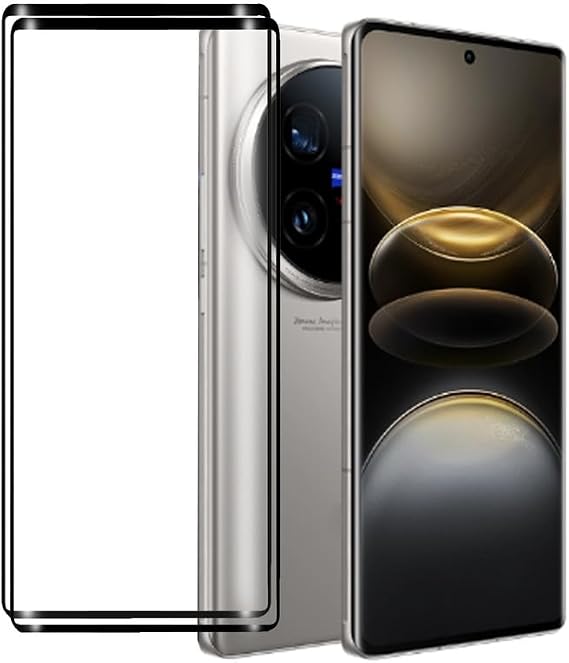 Glass for Vivo X200 Pro Screen Protector Tempered Glass (6.78 inches),9H Hardness HD Clear Anti-Fingerprint Film [2-Pack]