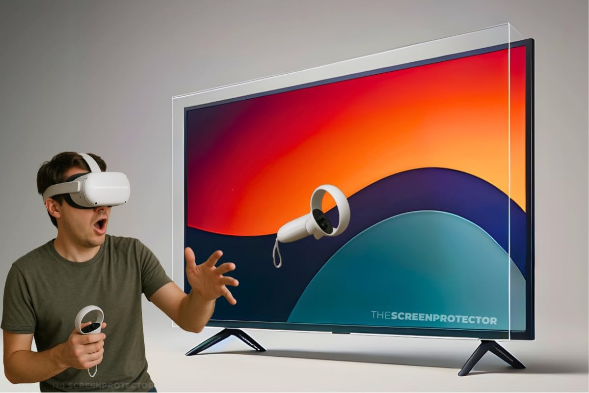 from 19 inch to 75 inch ULTIMATE Anti UV Acrylic for QLED, OLED, LCD, LED Plasma 3D HDTV 40"-42"