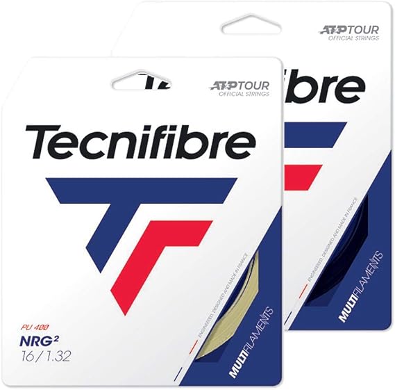 Tecnifibre NRG2 (17-1.24mm) Tennis String Set (Black)