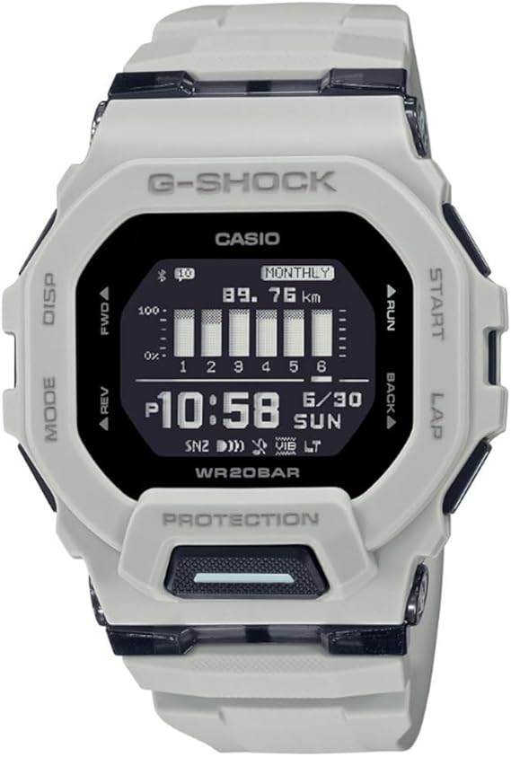 Casio GBD-200UU-9DR Wristwatch, Grey, Standard