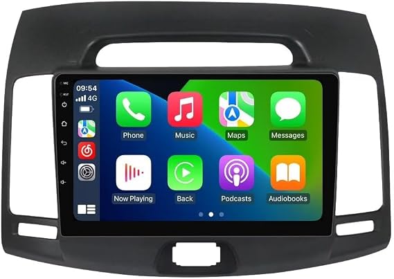 Radio for Hyundai Elantra 2007 2008 2009 2010 Stereo Upgrade Dash Kit Car GPS Navigation,2+32GB 9" IPS Touch Screen Head Unit with Car-Play & Android Auto/SWC/Rear View | 9" IPS Touch Screen,Car-Play,Android Auto,GPS Navigation,SWC,FM,5G WIFI,AHD Camera