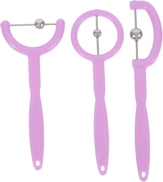 VALICLUD Tongue Tip Trainer 3-Pack Oral Muscle Training Tool for Kids Tongue Thrust Exercise Device for Speech Therapy Oral Motor Skills Speech Rehabilitation 5.11 X 2.20 X 0.19 in