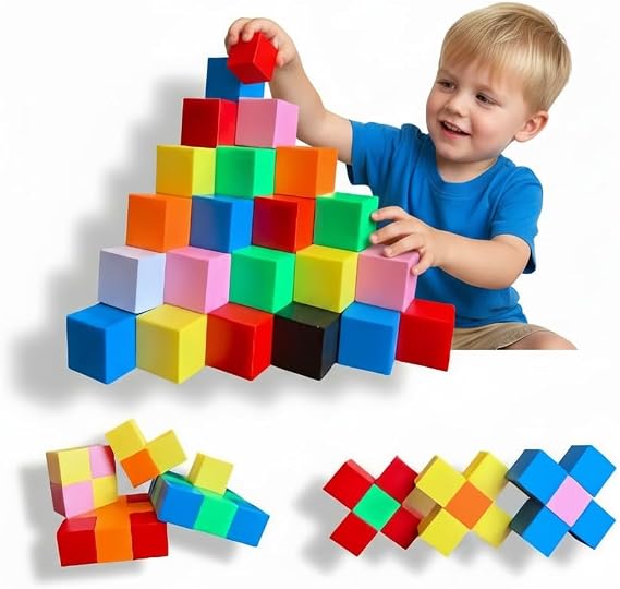 Magnetic Building Blocks, 1.18 inch, 40PCS | Large, Magnet Cubes