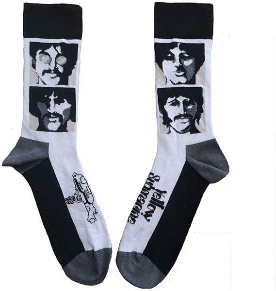 The Beatles Socks Yellow Submarine Sea Of Science Faces Mens Uk Size 7 - 11