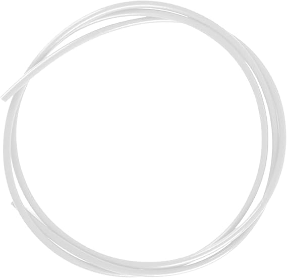 1.2M/ 3.9ft 2.5mm ID 4mm OD PTFE Tube Compatible with BBL AMS X1/ X1C/ P1P/ P1S/ A1 / A1 Mini, Also for Direct Drive Extruder, K1/ K1 Max/Ender 3 V3 (White), 3D Printer Accessories