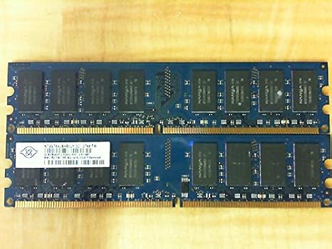 NANYA NT2GT64U8HB0JY-3C 2GB Desktop DIMM DDR2 PC5300(667) UNBUF 1.8v 2RX8 240P 256MX64 128mX8 CL5 8k