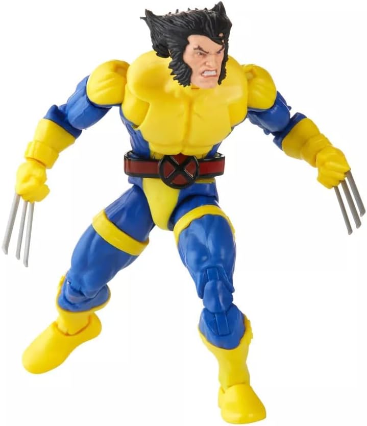Marvel Hasbro Legends Series X-Men Wolverine 6-inch Action Figure Toy, 3 Accessories, F3981, Multicolor