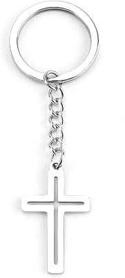 Cross Keychain for Women Cross Keychains with Rhinestone Bling Keychain for Christian Jesus Keycharm Gifts