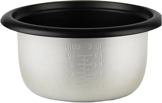Aluminum Alloy Rice Cooker Inner Pot With Non-Stick Coating, Non-Stick Rice Cooker Inner Pot, RiceCooker Bowl Replacement, RiceCooker Accessories, Baking Bowl for Home Kitchen Appliances