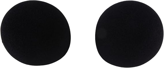 2Pcs/Set for Zoom H1 Recording Pen Sea Cotton Cover Voice Recorder Sponge Case Black