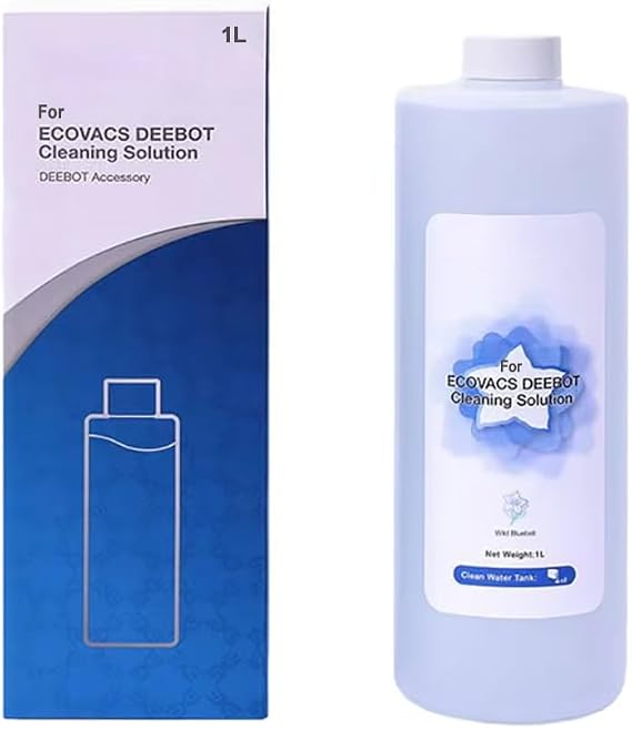 Vacuum cleaner Multi-surface Floor Cleaning Solution Compatible with ECOVACS X11/N20/N30/X1/X2/X5/X8/X9/T10/T20/T30/T50/T80/T30C Series, 1L