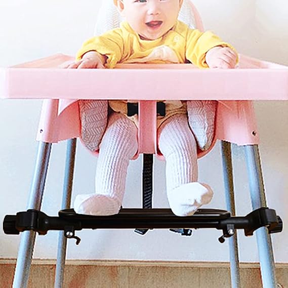Adjustable High Chair Footrest | Compatible for IKEA Antilop Baby Highchair, Compatible for Evenflo High Chair