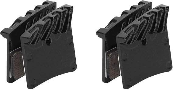 JFOYH 2 Pairs/4 Pairs Multi-Metallic Copper Base Pad with Cooling Fins fit for III RPO E4/M4, Shimano M755/M756, Hope Mono M4, Hope te M4 Disc Brake System
