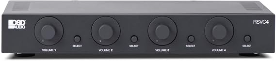 OSD Audio 4X Speaker Selector w/Volume Control Resistor Audiophile - RSVC4