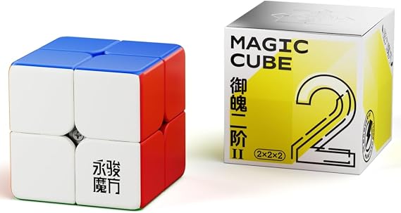 Bukefuno YongJun Yupo M 2x2 V2 Magnetic Speed Puzzle Cube YJ YoPo V2 M 2x2x2 Educational Magic 2M Cube Stickerless