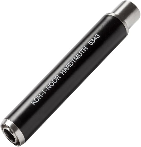 KOH-I-NOOR 5343 - Chalk holder made of metal for round 9-10 mm chalk, black - 1 PIECE