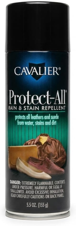 Cavalier Kiwi Protect-All Rain and Stain Repellent Great for Suede, Nubuck, Leather and Shoes - 5.5 oz
