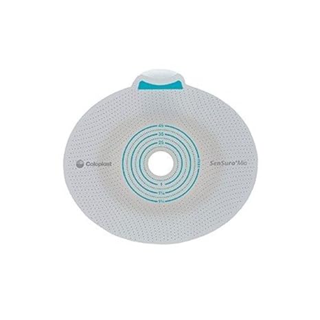 Coloplast 10502 SenSura Mio Click Two Piece System Baseplate, 40mm Flange Size, 10-35mm Opening Size, Pack of 5