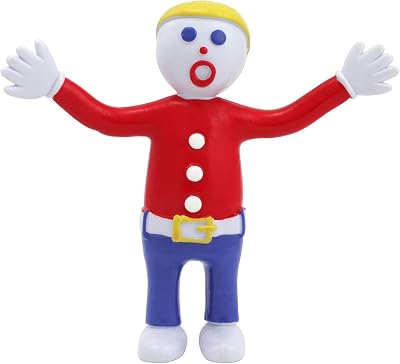 NJ Croce 5.75 Mr. Bill Poseable Figure, Classic Saturday Night Live Show Toy, Safe for Kids, Vintage Gift for Kids or Collectors, Collectible Action Figure