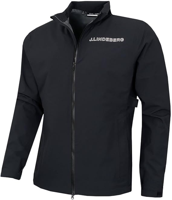 J.Lindeberg Men's Bridge Padded Waterproof Golf Rain Jacket