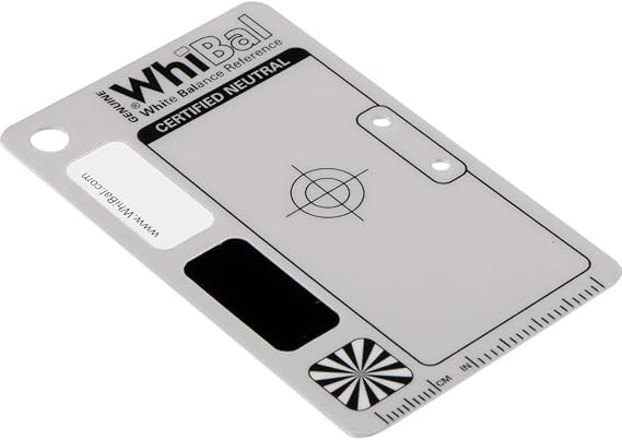 G7 Certified Neutral White Balance Pocket Card - Reference Gray Card (2.1" x 3.35")