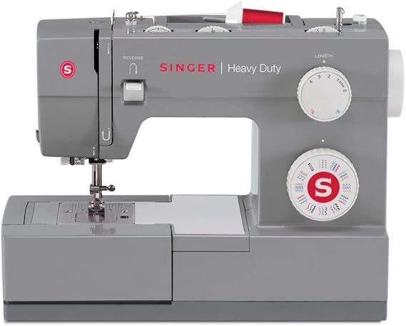 SINGER Heavy Duty Sewing Machine (Grey, Automatic Sewing Machine, Sewing, 1 Step, Variable, Variable)..