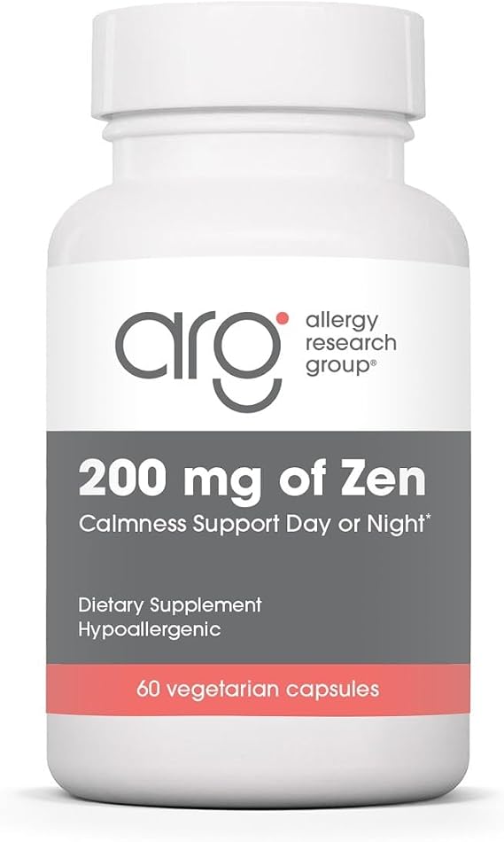 ARG 200 mg of Zen L-Theanine GABA Formula, 60 Capsules