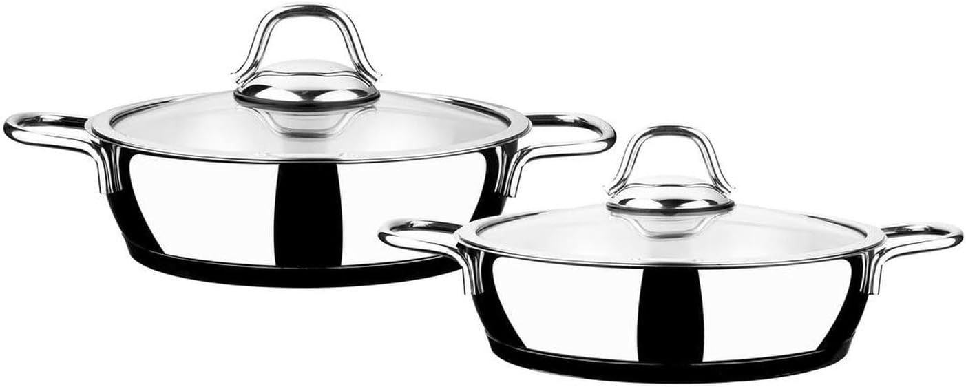 Hisar Teos 4 Piece Steel Field Set with Induction Base