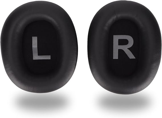 Ciciglow Replacement Ear Pads for H12 Headphones, Comfortable Ear Cups with High-Density Memory Foam and Soft Protein Leather, Quick Installation